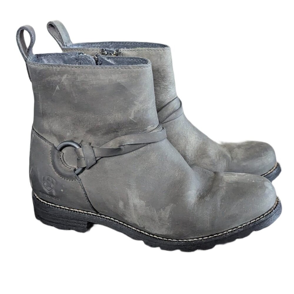 Ariat Women's Leather Zip Up Boots - Size 7 B